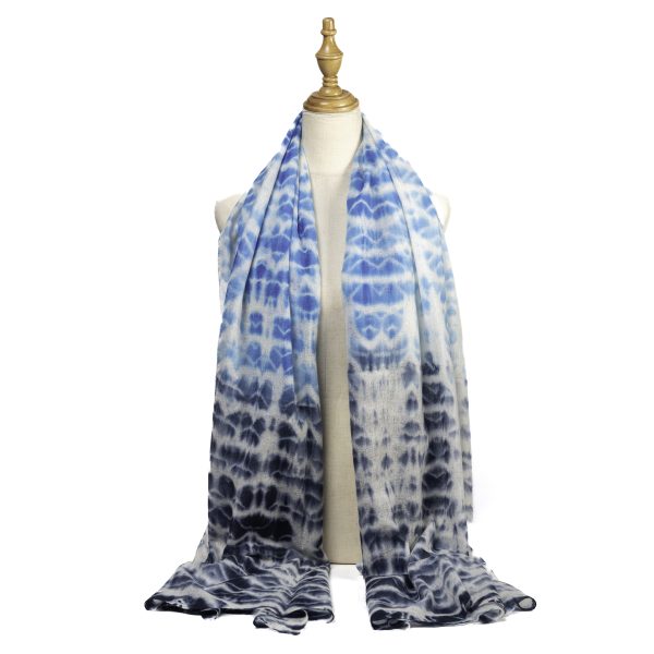 Indigo Wash Shawl